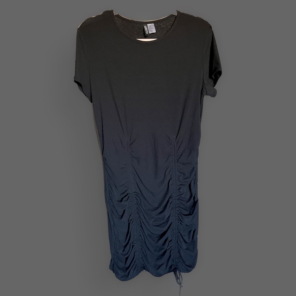 NWOT drawstring black t-shirt dress from Divided for H&M